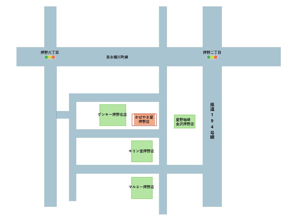 かばやき屋　地図